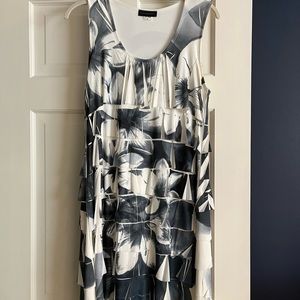 Tie dyed cream/blue sundress